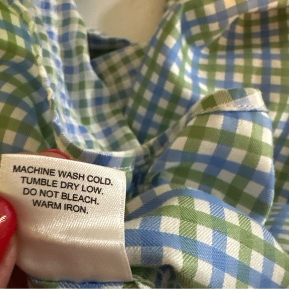 Johnston & Murphy Shirt Men's. Medium Flip cuff XC4 Extreme Comfort Check Plaid - Picture 12 of 12